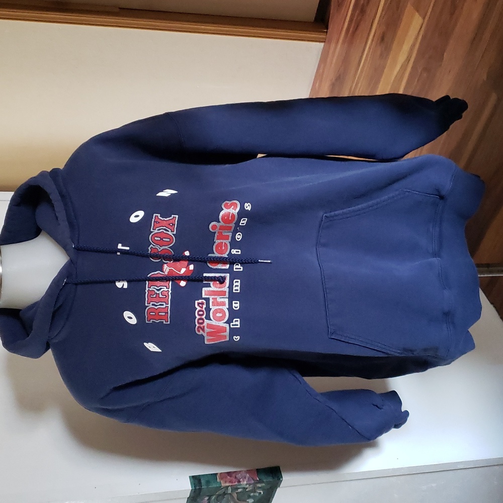 Adult Medium Boston Red Sox 2004 World Series Champions Hooded Sweatshirt